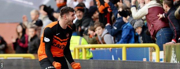 Dundee United striker Nadir Ciftci