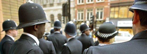 A group of police officers