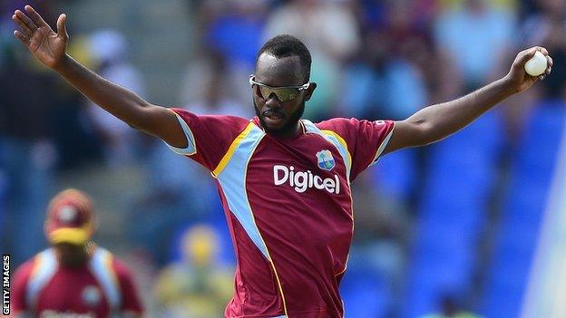 West Indies spinner Nikita Miller