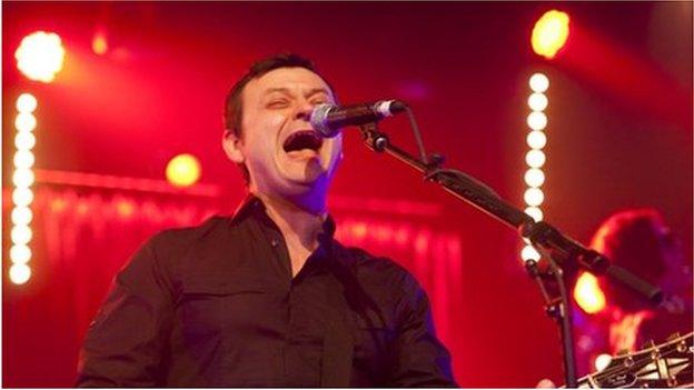 James Dean Bradfield of the manic Street Preachers