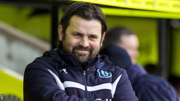 Dundee manager Paul Hartley