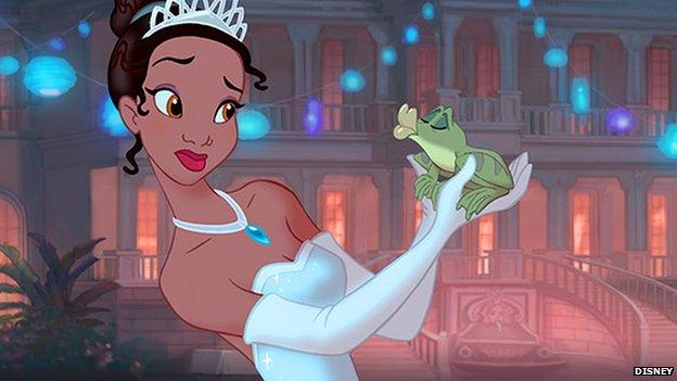 Tiana and the frog