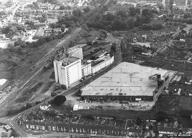 Louth Malt Kiln in the late 1970s