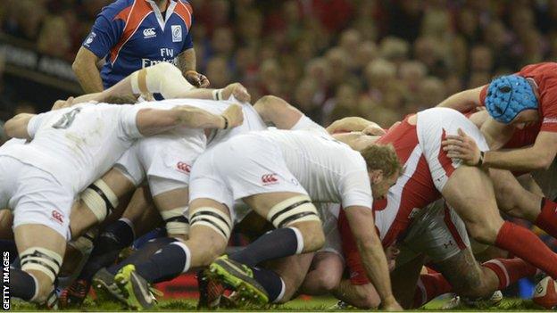 The scrum will again be a key area when Wales meet England in the Six Nations