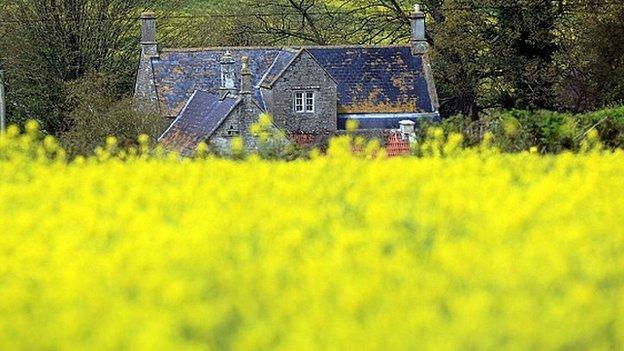 House in countryside