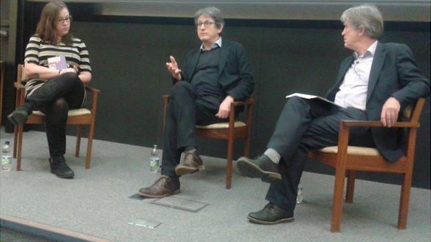 Jillian York, Alan Rusbridger and Ian Hargreaves