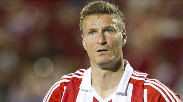 Stoke defender Robert Huth