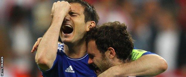 Frank Lampard and Juan Mata