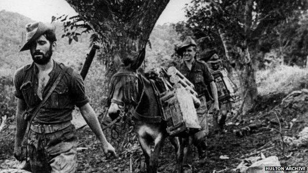 Chindits in the Burmese jungle, 1943