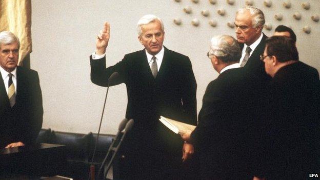 Richard von Weizsaecker, 1984