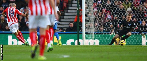 Stoke striker Jon Walters