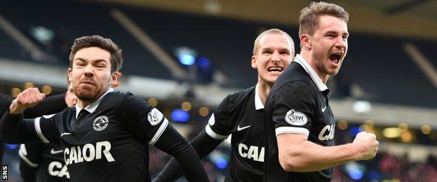 Callum Morris (right) is delighted to have levelled for Dundee United