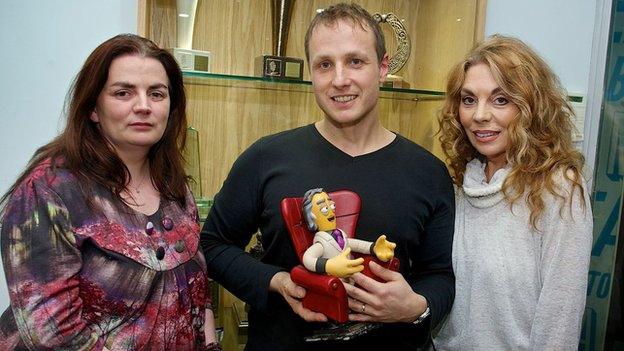 Kirsty Anderson, Joel Simon and Christine Anderson