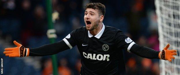 Nadir Ciftci scored the winning goal for Dundee United