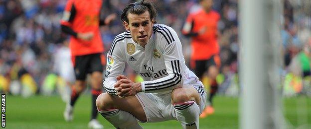 Real Madrid's Gareth Bale