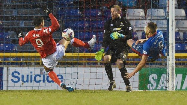 Ross County's equaliser was not the most clear-cut of strikes