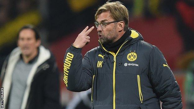 Borussia Dortmund manager Jurgen Klopp