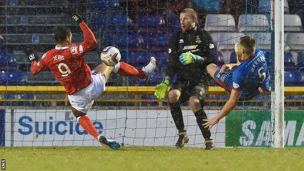 Ross County's equaliser was not the most clear-cut of strikes