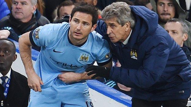 Frank Lampard and Manuel Pellegrini