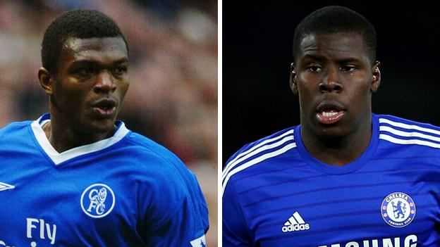 Marcel Desailly and Kurt Zouma