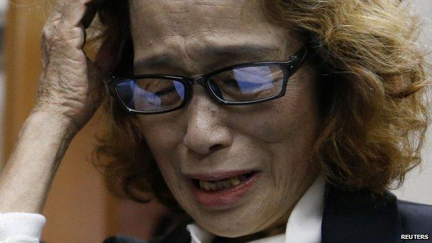 Junko Ishido, mother of Japanese journalist Kenji Goto