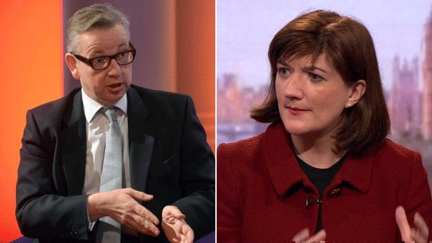 Michael Gove and Nicky Morgan