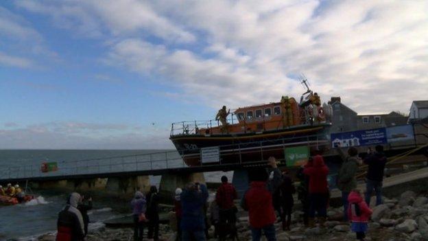 RNLI launch