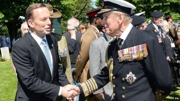 Tony Abbott and Prince Charles (June 2014)