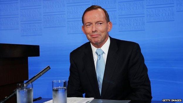 Australian PM Tony Abbott (2 Feb 2015)