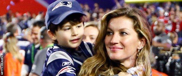 Brazilian model Gisele Bunchen is married to the New England Patriots quarterback Tom Brady