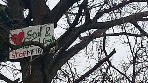 Tree protest