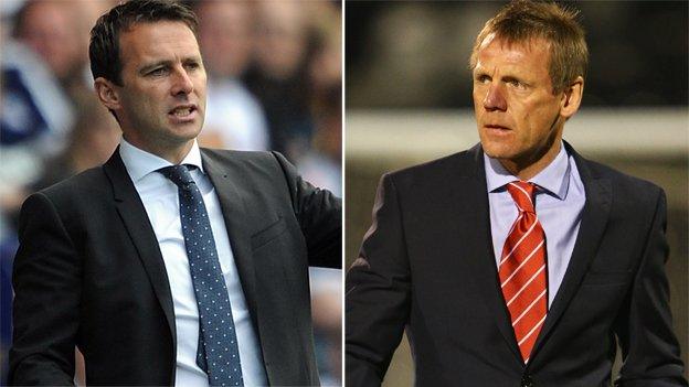 Dougie Freedman and Stuart Pearce