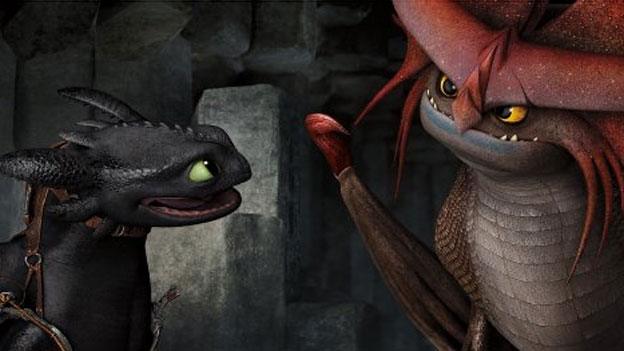 A scene from How to Train Your Dragon 2