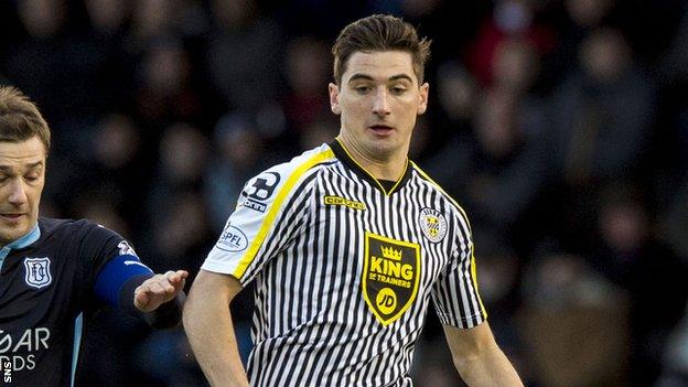 St Mirren midfielder Kenny McLean