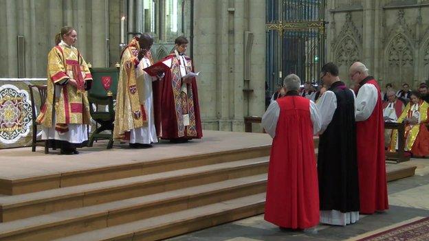 The ordination service for the Bishop of Burnley