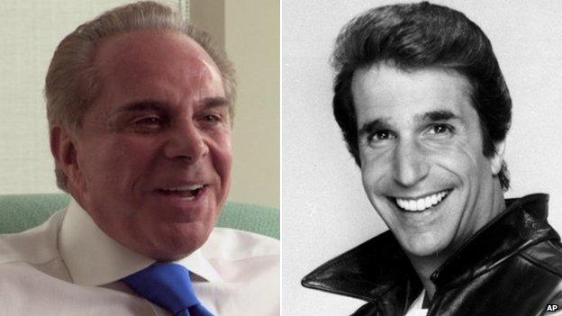 Joe Plumeri and The Fonz