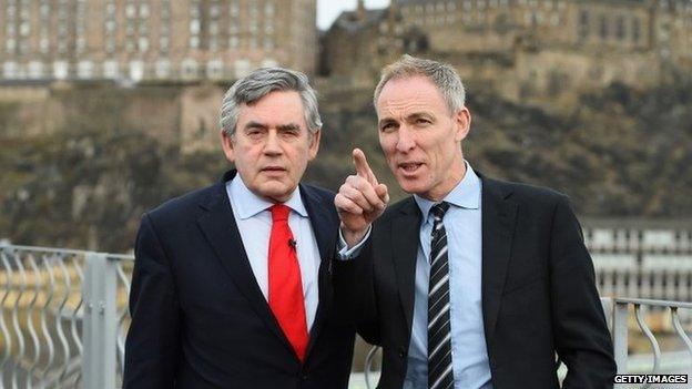 Gordon Brown and Jim Murphy