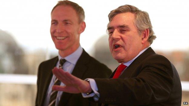 Jim Murphy and Gordon Brown