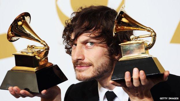 Musician Gotye at the 55th Grammy Awards at Staples Center on 10 February 2013