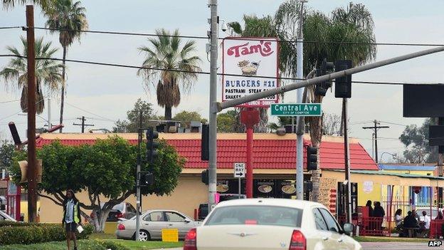 The fatal incident happened in a restaurant car park in Compton