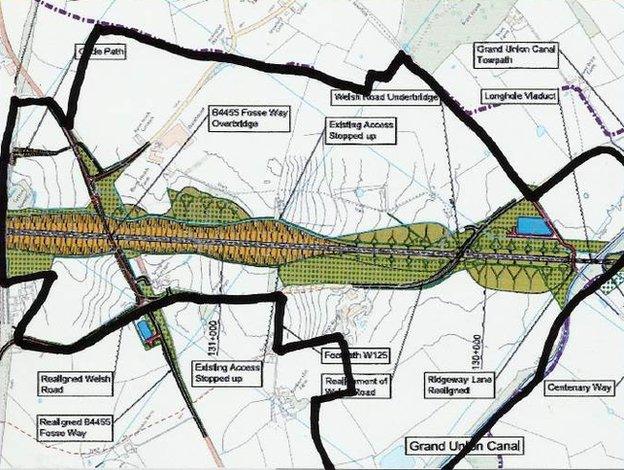 HS2 route map