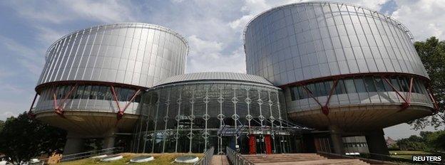 General view of the European Court of Human Rights in Strasbourg