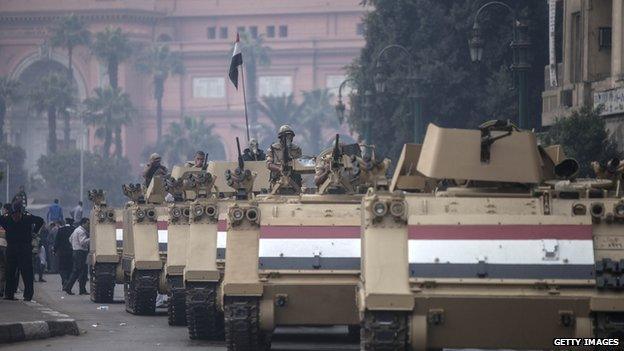 Security forces were sent in to break up protests