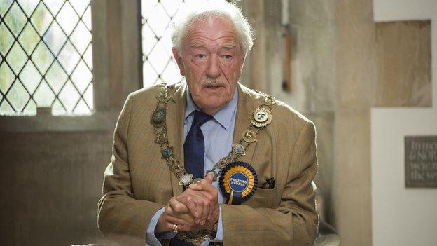 Sir Michael Gambon in The Casual Vacancy