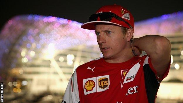 Ferrari driver Kimi Raikkonen