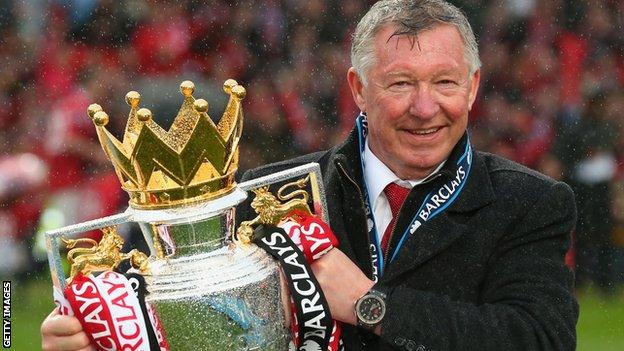 Sir Alex Ferguson signed off with another Premier League title