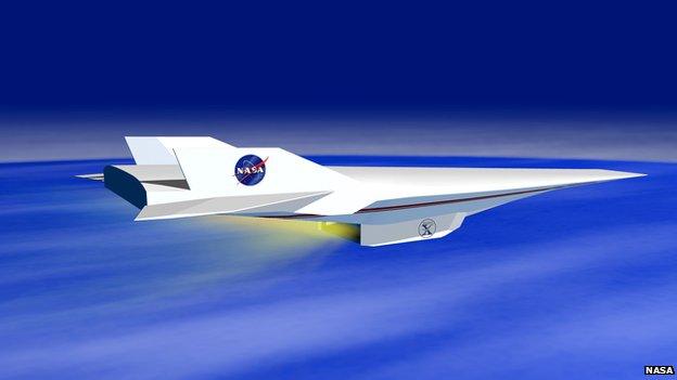 Nasa X-43A Hyper-X concept plan