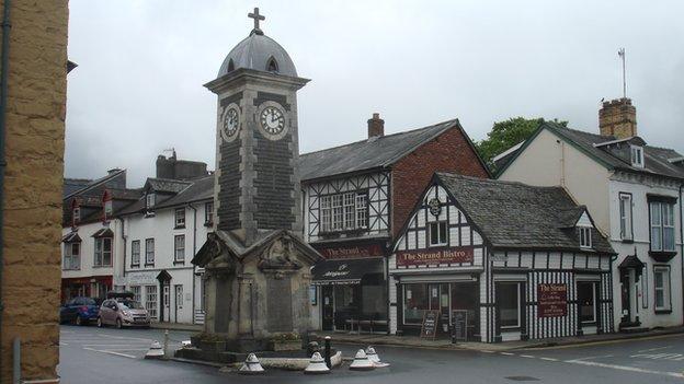 Rhayader Memorial Clocktower