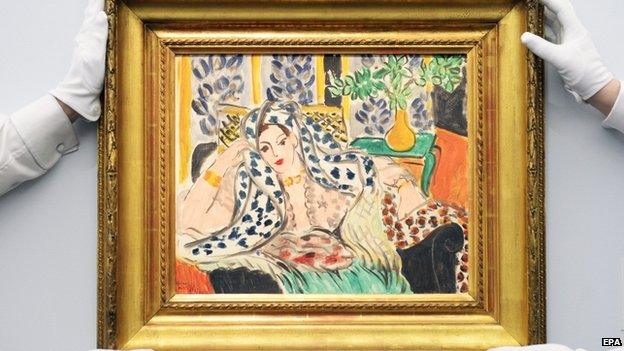 Henri Matisse Odalisque au fauteuil noir