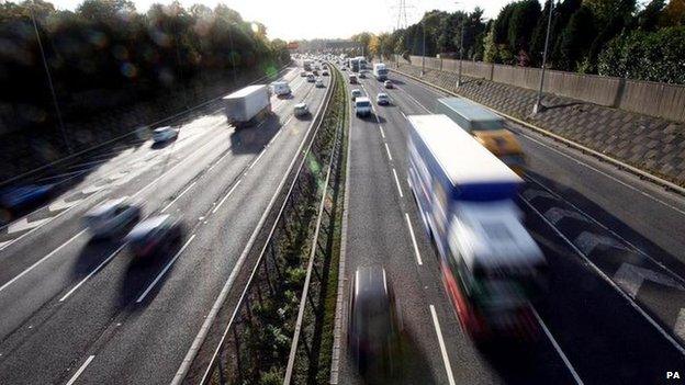 Motorway traffic